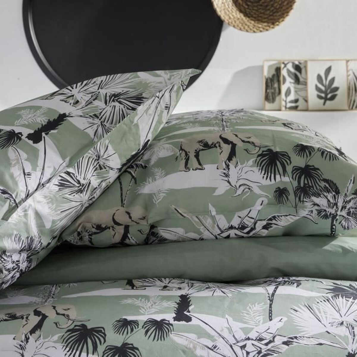 Duvet cover set TODAY Vert-1