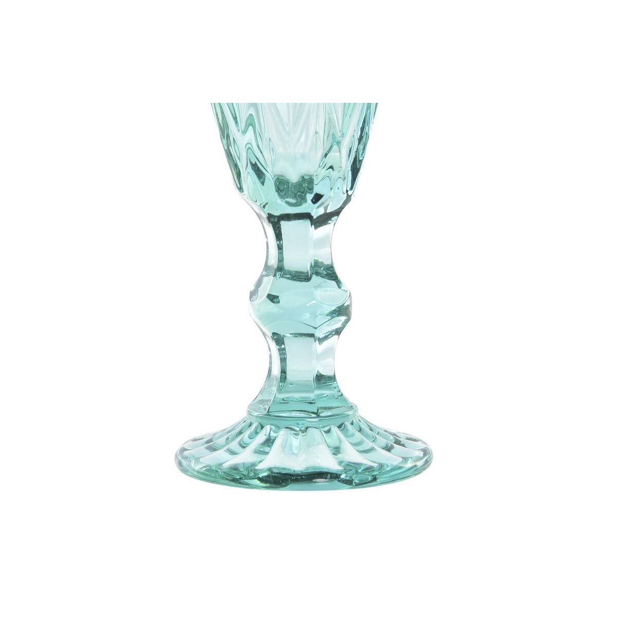 Wineglass DKD Home Decor Turquoise Crystal 150 ml-1