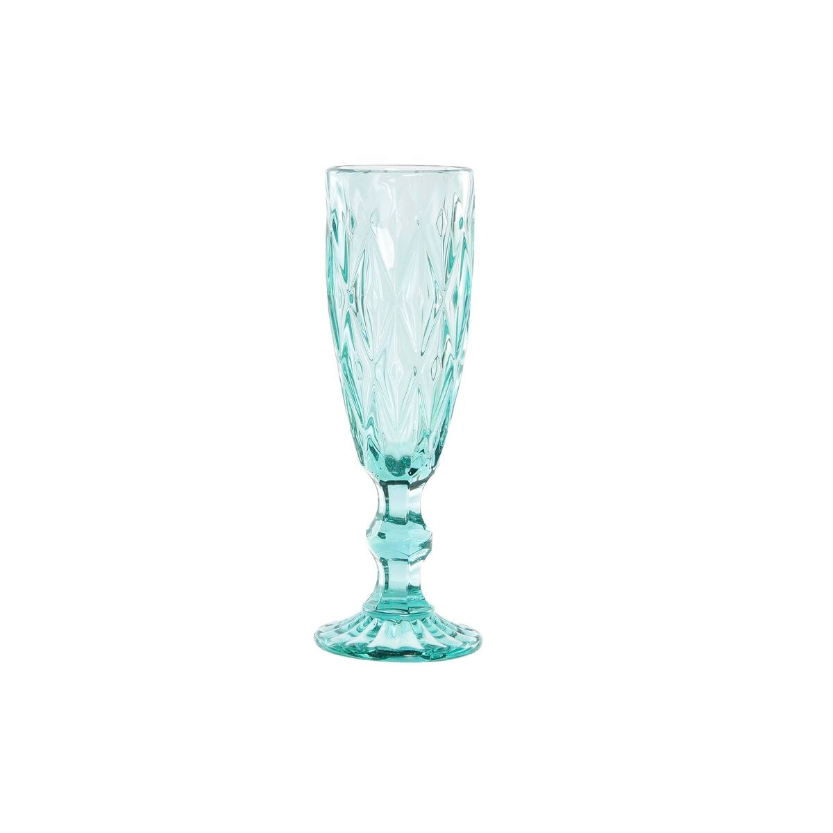 Wineglass DKD Home Decor Turquoise Crystal 150 ml-0