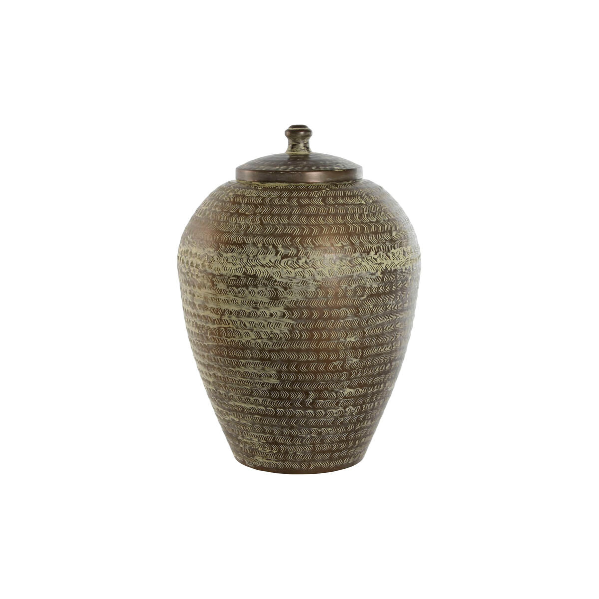 Vase Home ESPRIT Green Aluminium 40 x 40 x 49 cm-0