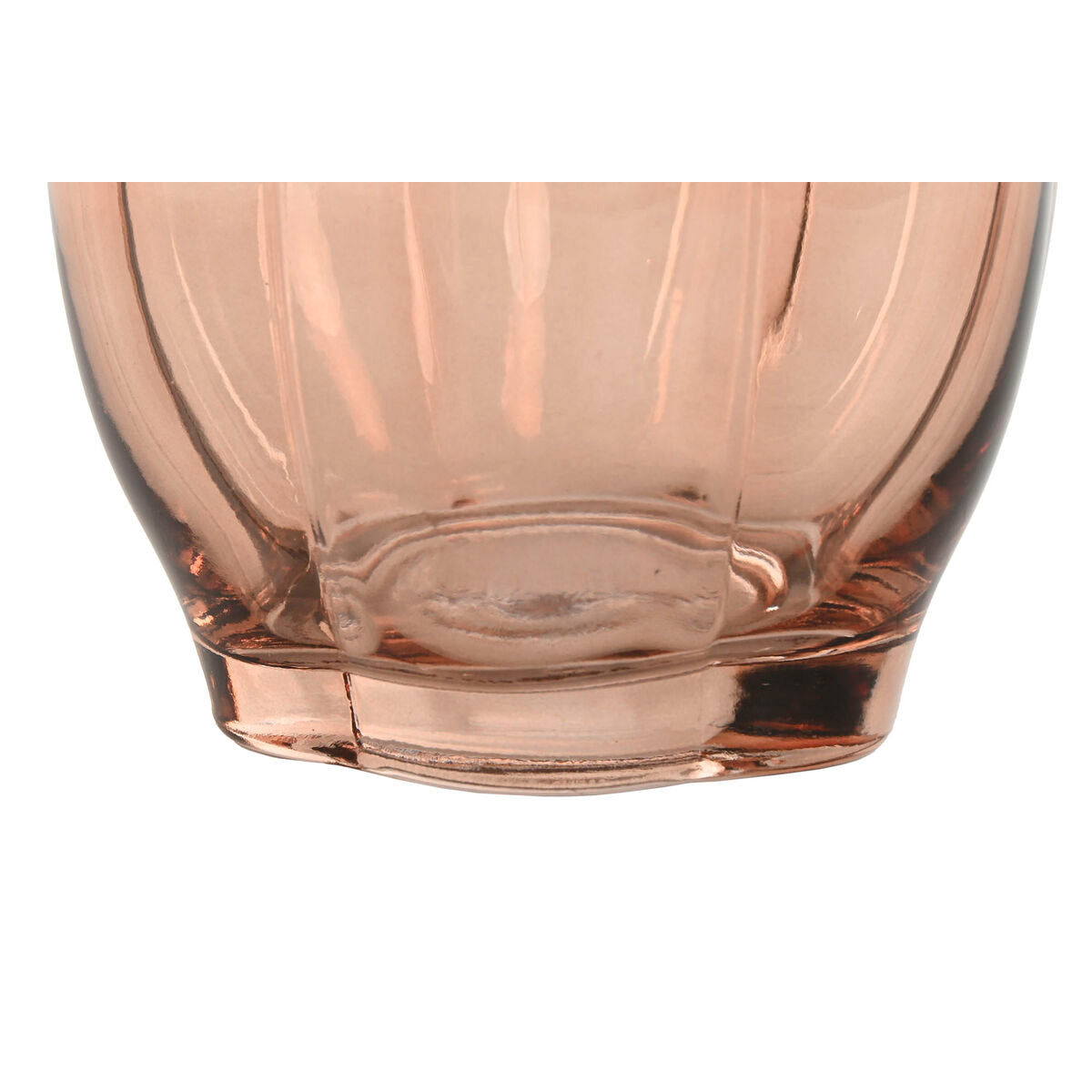 Vase Home ESPRIT Amber Crystal Modern 16 x 16 x 26 cm-1