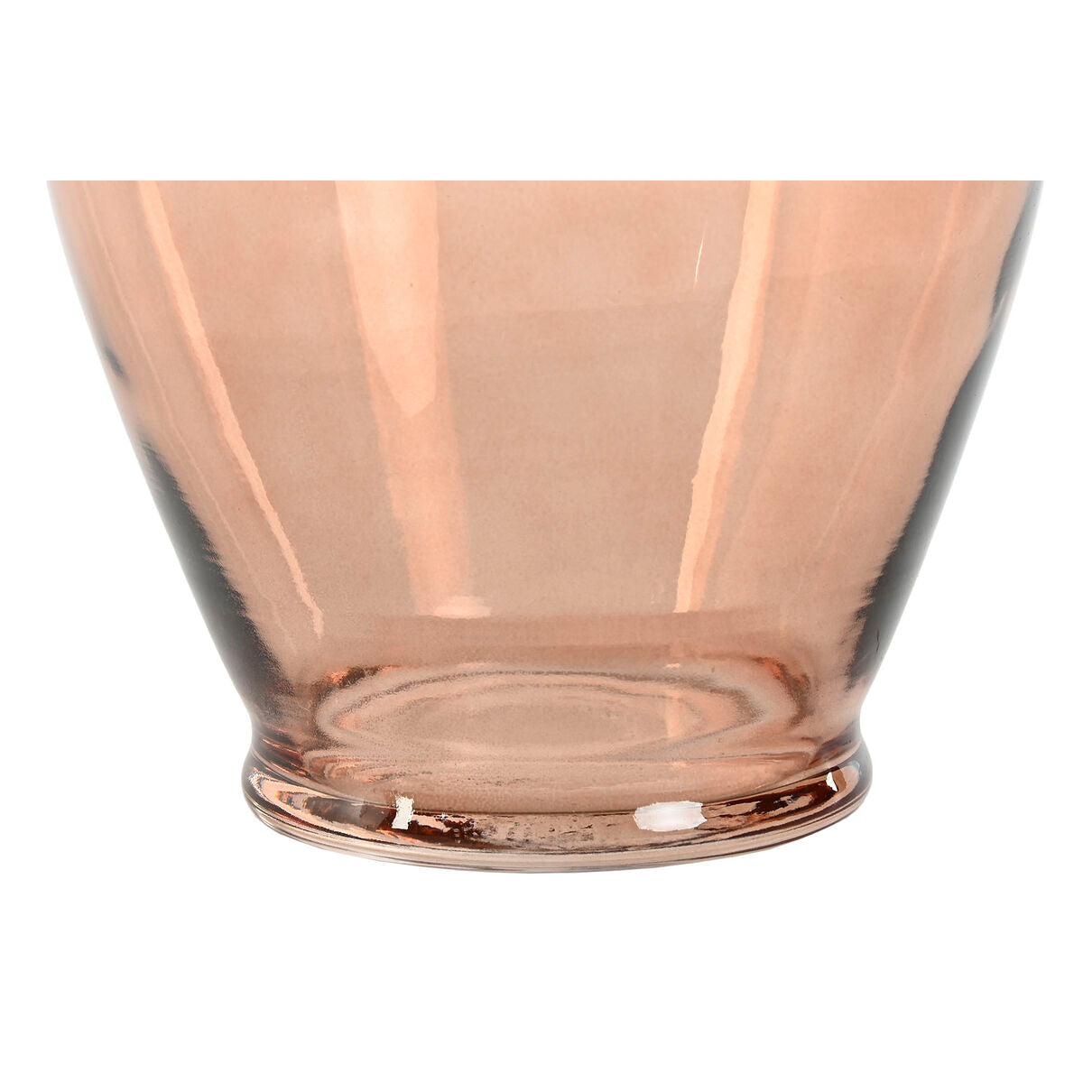 Vase Home ESPRIT Amber Crystal Modern 16 x 16 x 27 cm-1