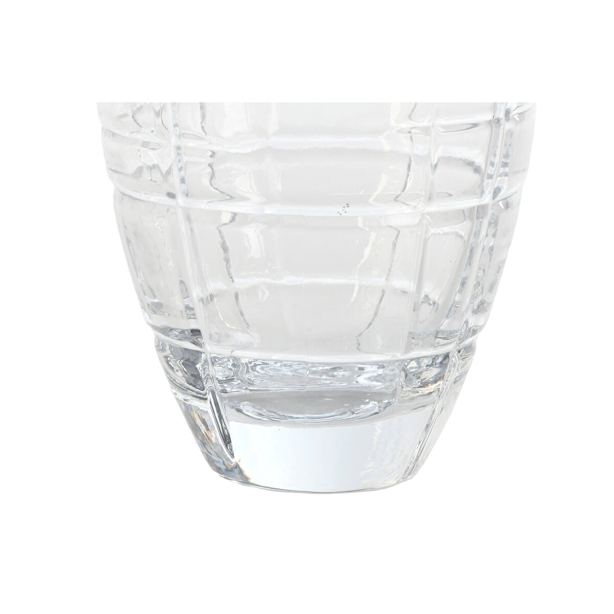 Vase Home ESPRIT Transparent Crystal Modern 11,5 X 11,5 X 28 CM-1