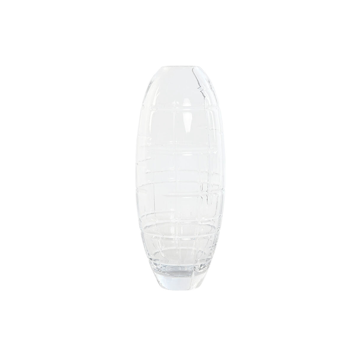 Vase Home ESPRIT Transparent Crystal Modern 11,5 X 11,5 X 28 CM-0