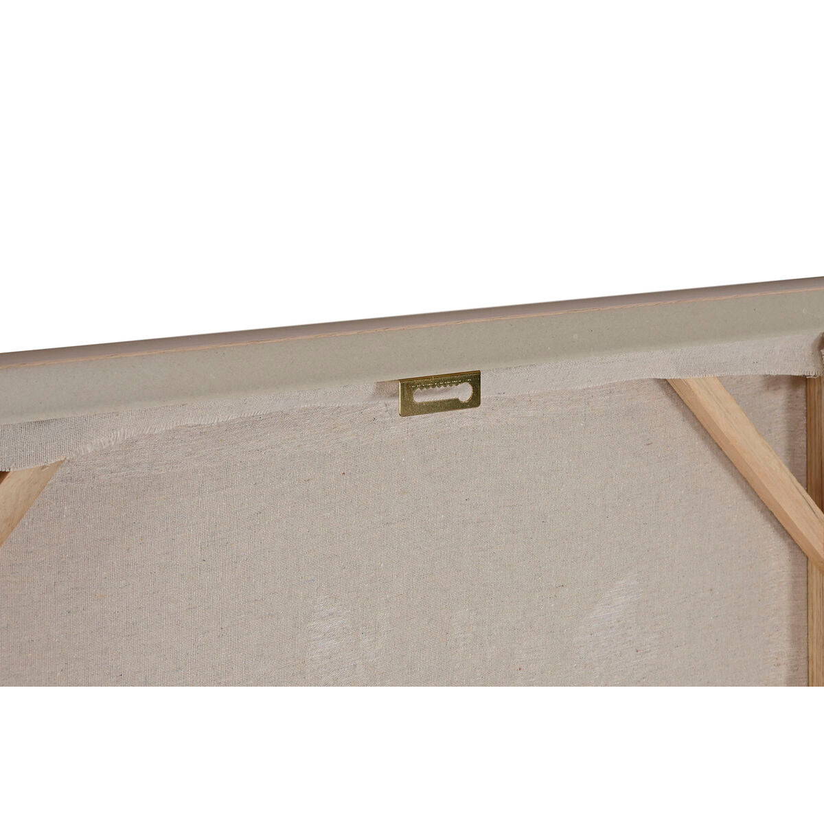 Canvas Home ESPRIT White Beige Vase Traditional 62 x 4,5 x 122 cm (2 Units)-1