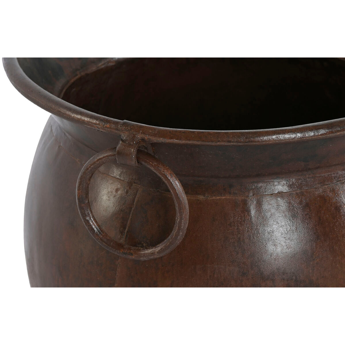 Vase Home ESPRIT Brown Iron 46 x 46 x 44 cm-2