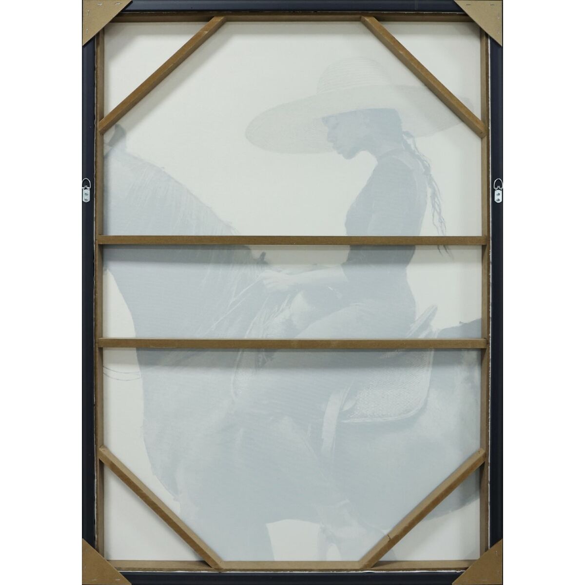 Painting Home ESPRIT Velvet polystyrene 83 x 4 x 123 cm-1