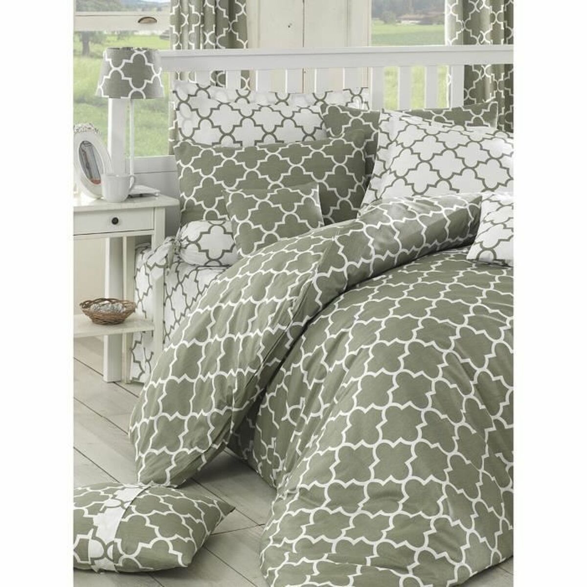 Duvet cover set Grey-4