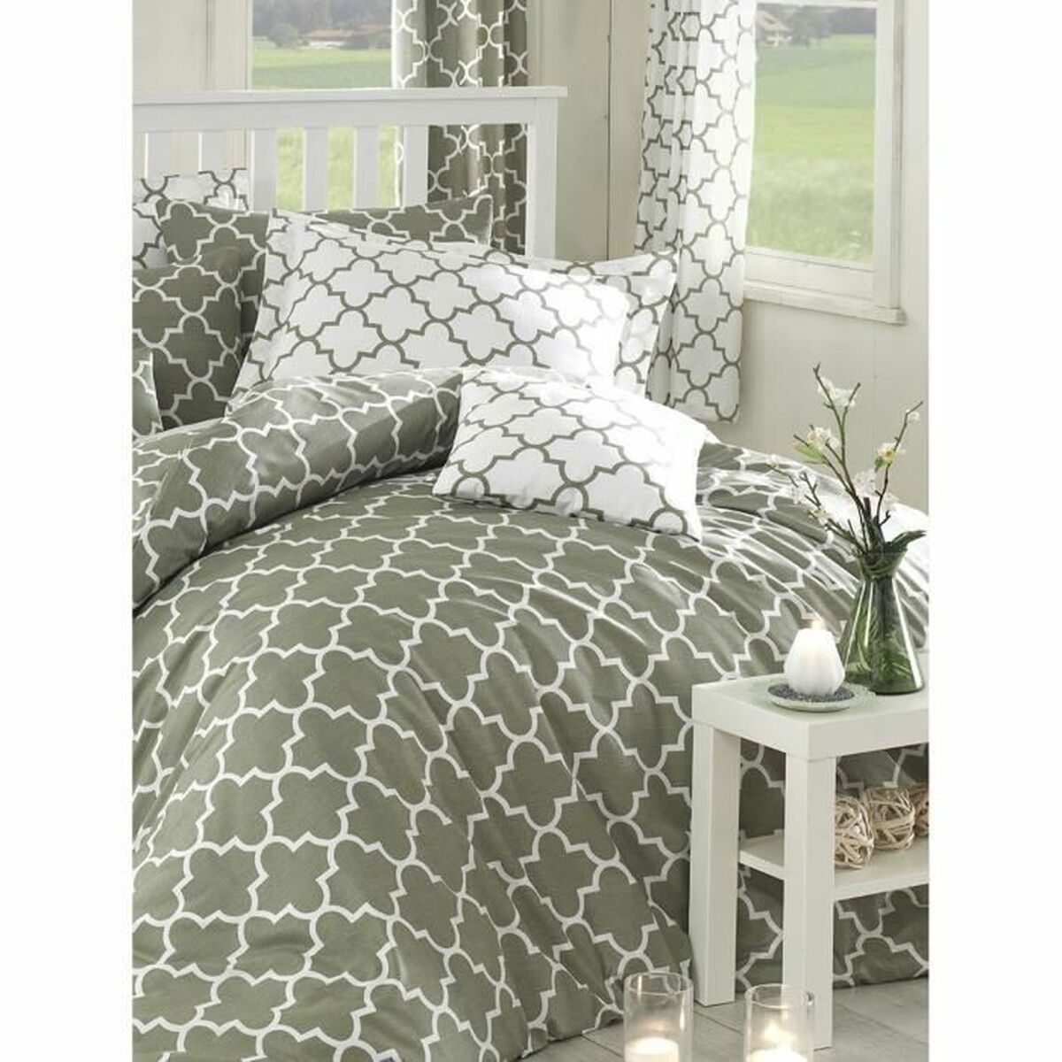 Duvet cover set Grey-3