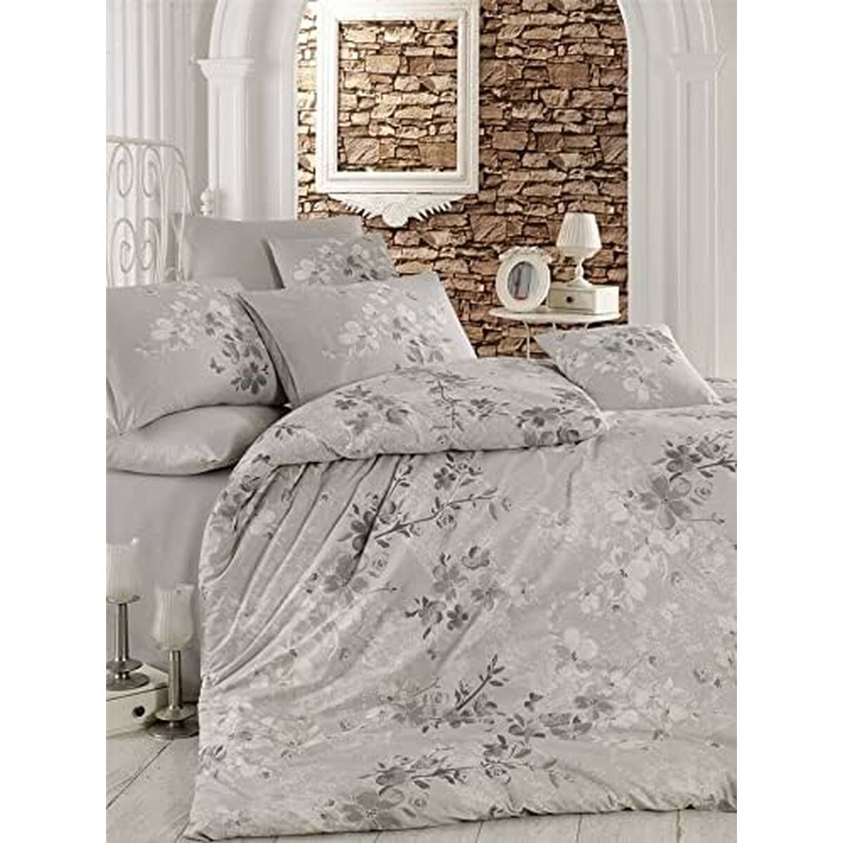 Duvet cover set Grey-3