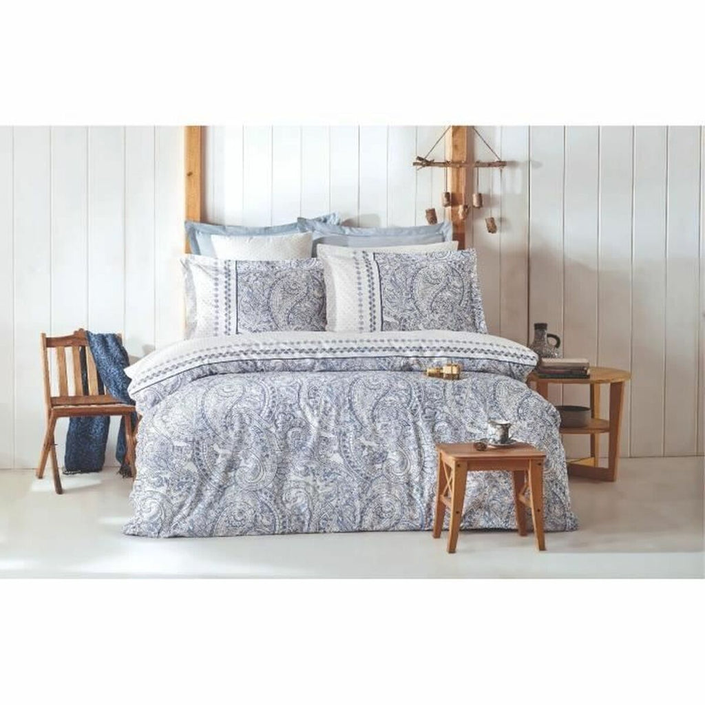 Duvet cover set Blue Super king 3 Pieces-4