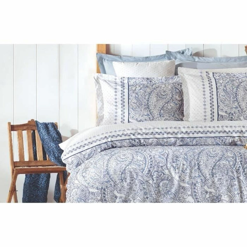 Duvet cover set Blue Super king 3 Pieces-3