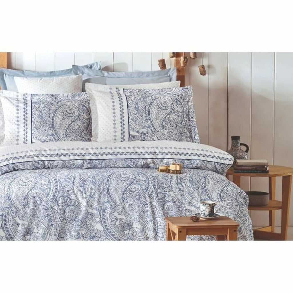 Duvet cover set Blue Super king 3 Pieces-1