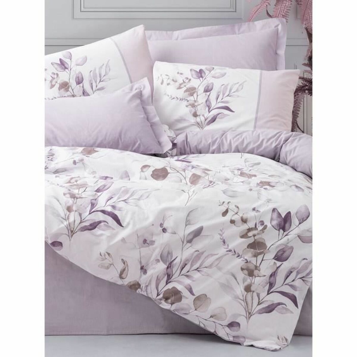 Duvet cover set White 220 x 240 cm-1
