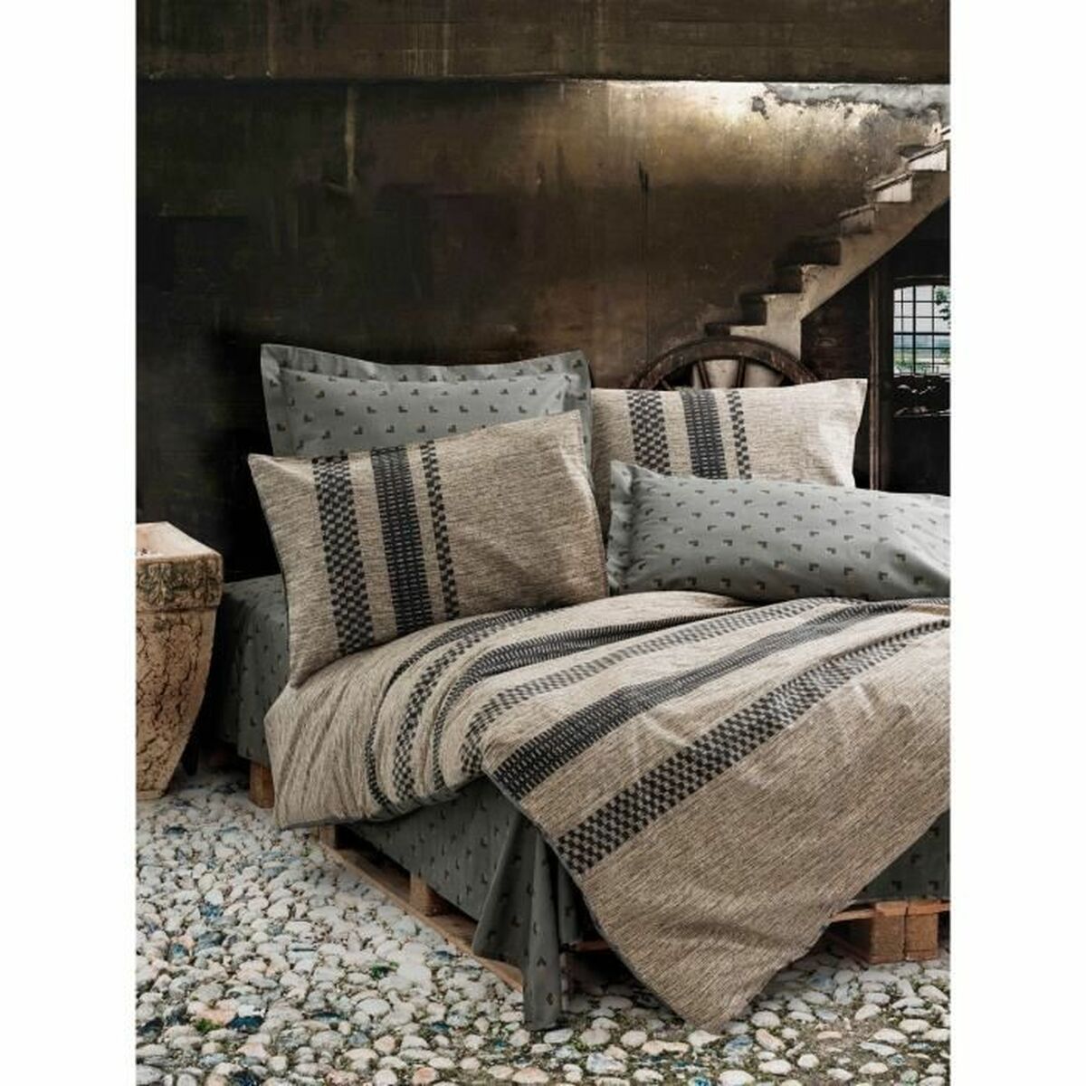 Duvet cover set Multicolour 220 x 240 cm-0