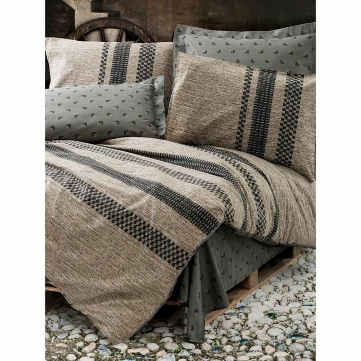 Duvet cover set Multicolour 220 x 240 cm-1