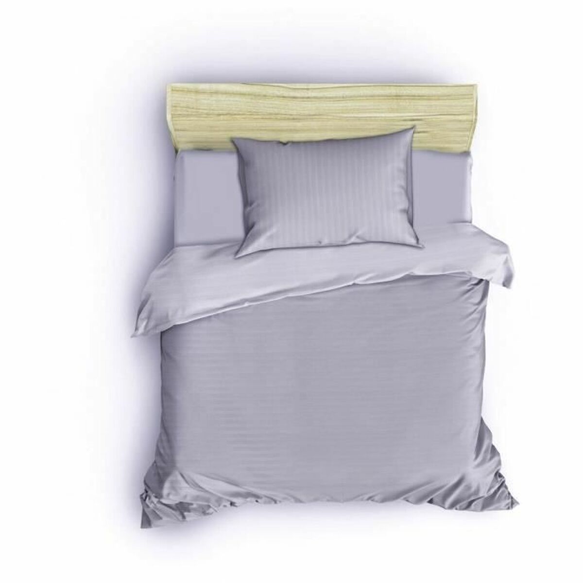 Duvet cover set Grey Super king 3 Pieces-2