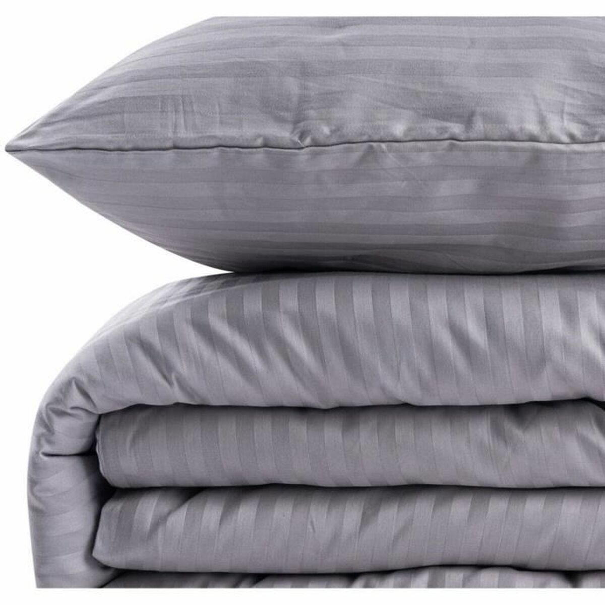 Duvet cover set Grey Super king 3 Pieces-1