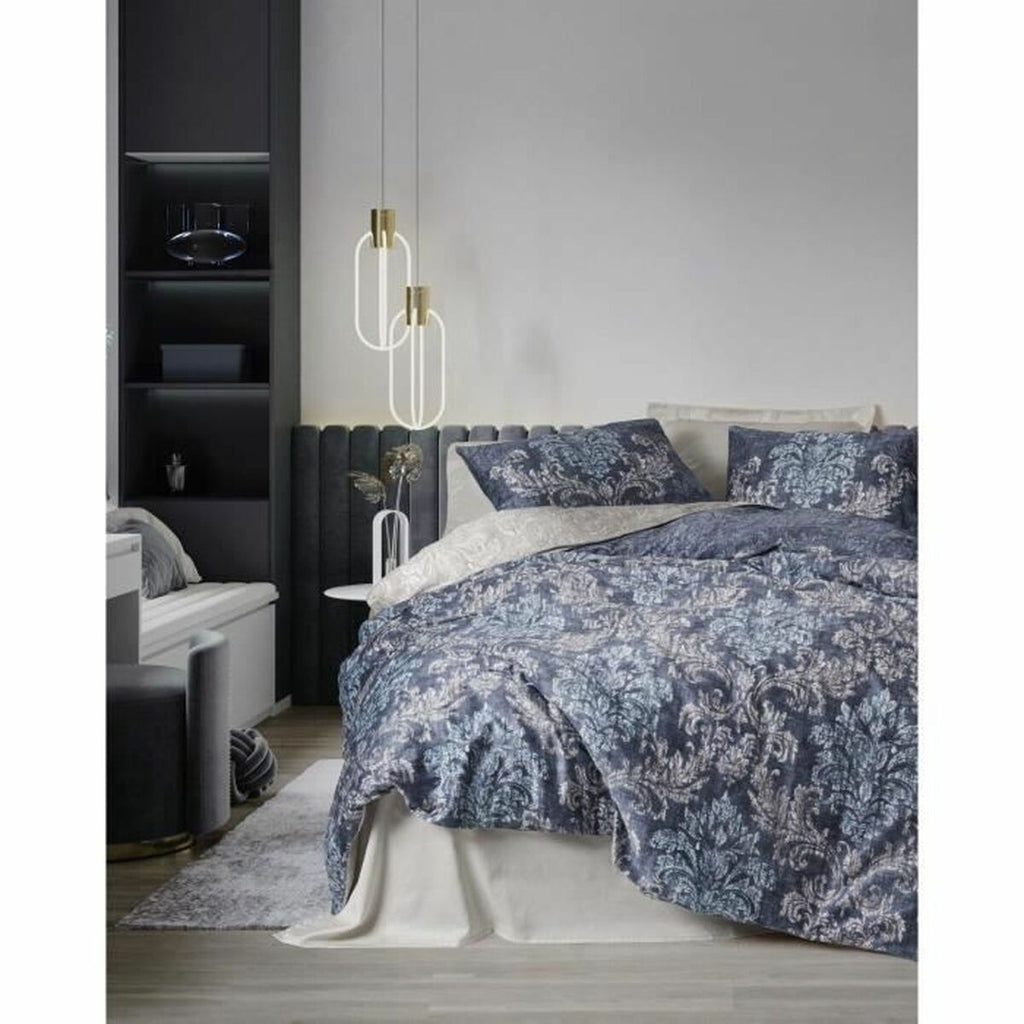 Duvet cover set Blue 220 x 240 cm-0