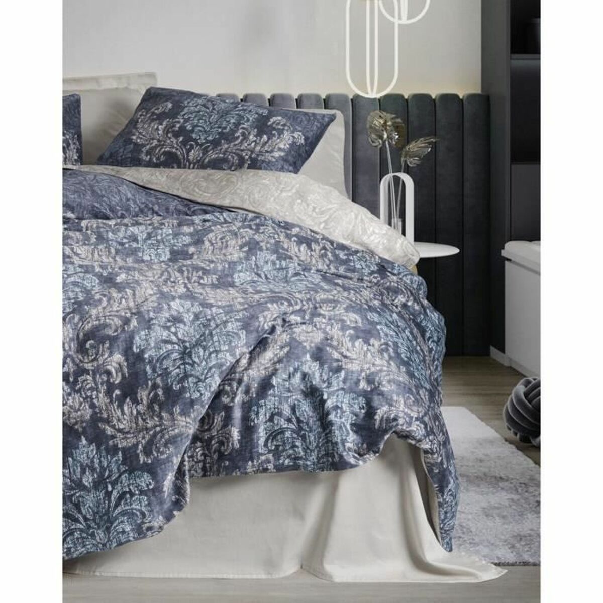 Duvet cover set Blue 220 x 240 cm-2