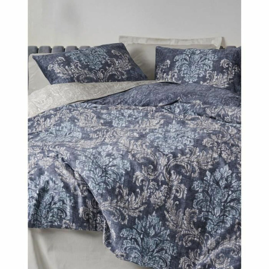 Duvet cover set Blue 220 x 240 cm-1