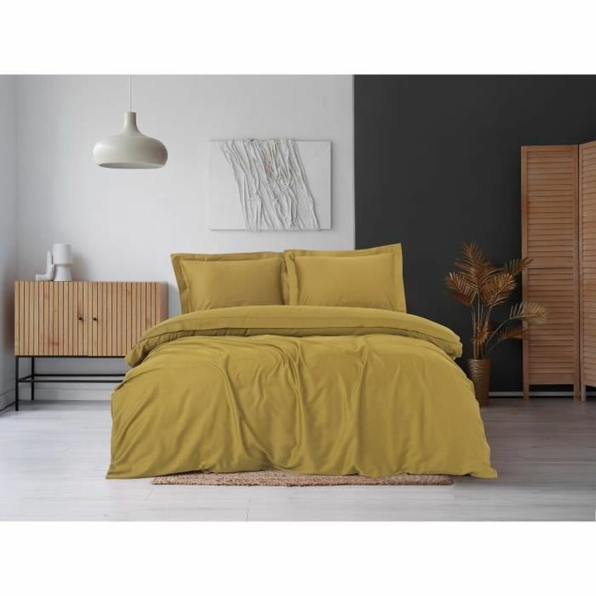 Duvet cover set Khaki 220 x 240 cm-0