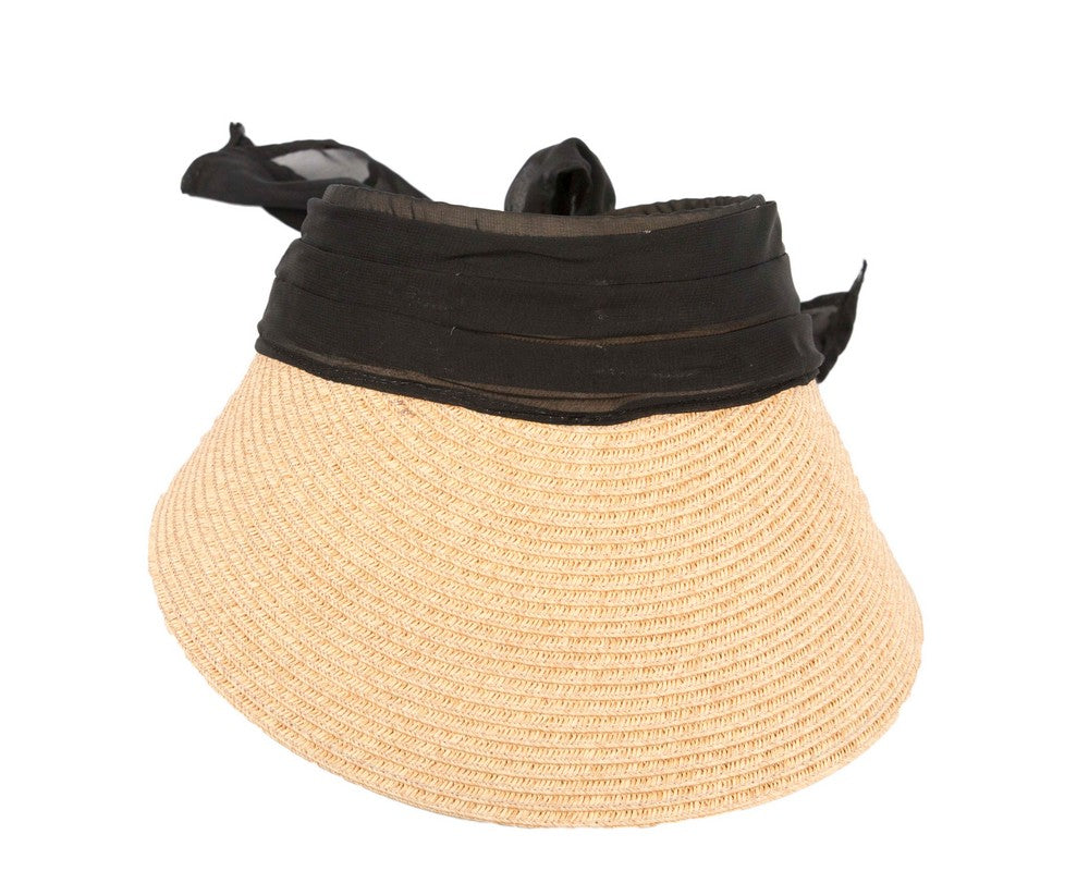 Straw visor sun hat-4