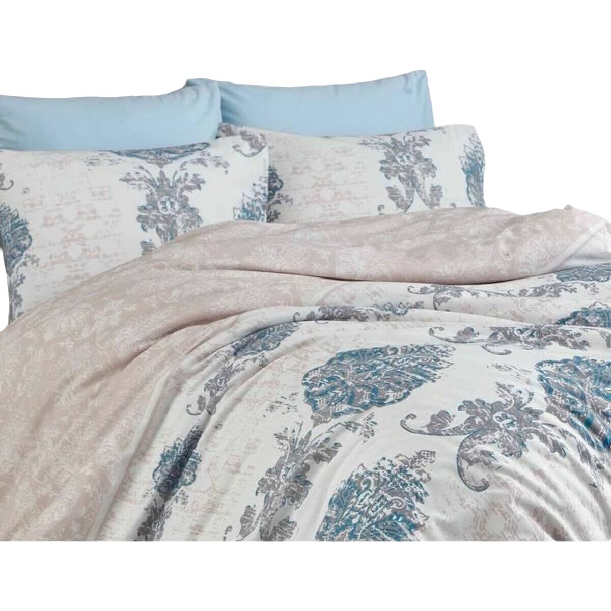 Duvet cover set Blue Super king 3 Pieces-0