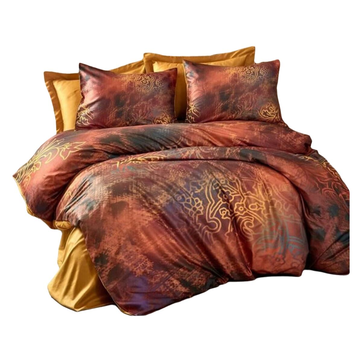 Duvet cover set Red Super king 3 Pieces-0