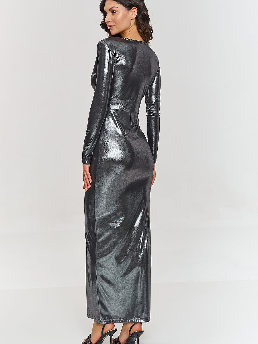 Long dress model 209576 Makadamia-1
