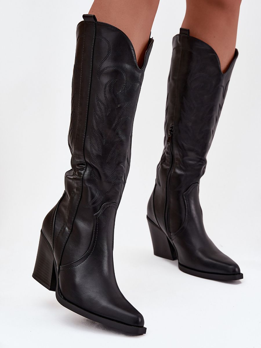 Heel boots model 220714 Step in style-0