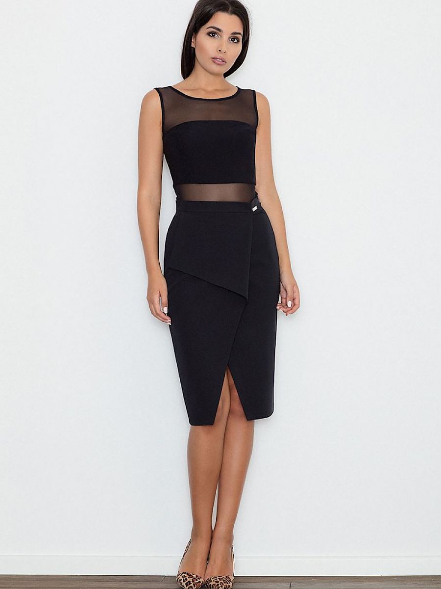 Classic skirt model 111095 Figl-0